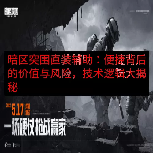 暗区突围直装辅助：便捷背后的价值与风险，技术逻辑大揭秘
